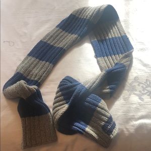 Blue and Grey Scarf